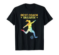 Soccer Best Coach Earth Soccer T-Shirt - Fun Novelty Design for Adults