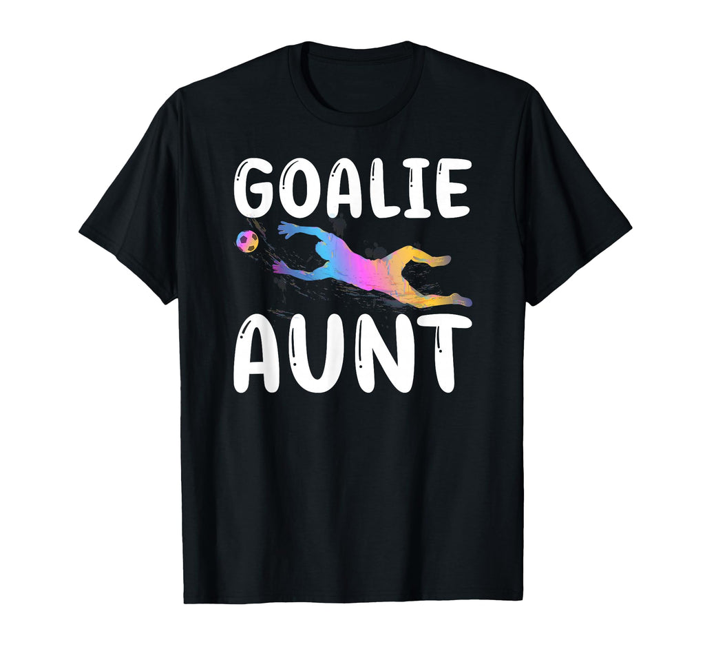 Soccer Goalie Aunt Soccer Keeper T-Shirt - Minimalist Print Men Women