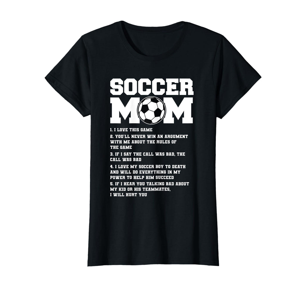 Soccer Mom 1 I Love This Game Soccer T-Shirt - Novelty Apparel Men Women