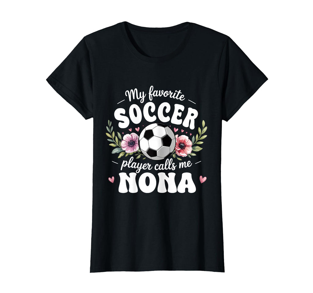 Womens My Favorite Soccer Player T-Shirt - Minimalist Print for Adults