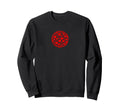 Valentines Day Heart Soccer Ball Sweatshirt - Custom Art Print Unisex