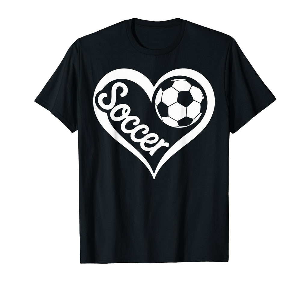 Funny Soccer Heart Soccer Player T-Shirt - Streetwear Style for Adults
