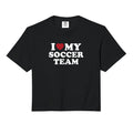 I Love My Soccer Team Comfort Colors T-Shirt - Streetwear Style for Adults