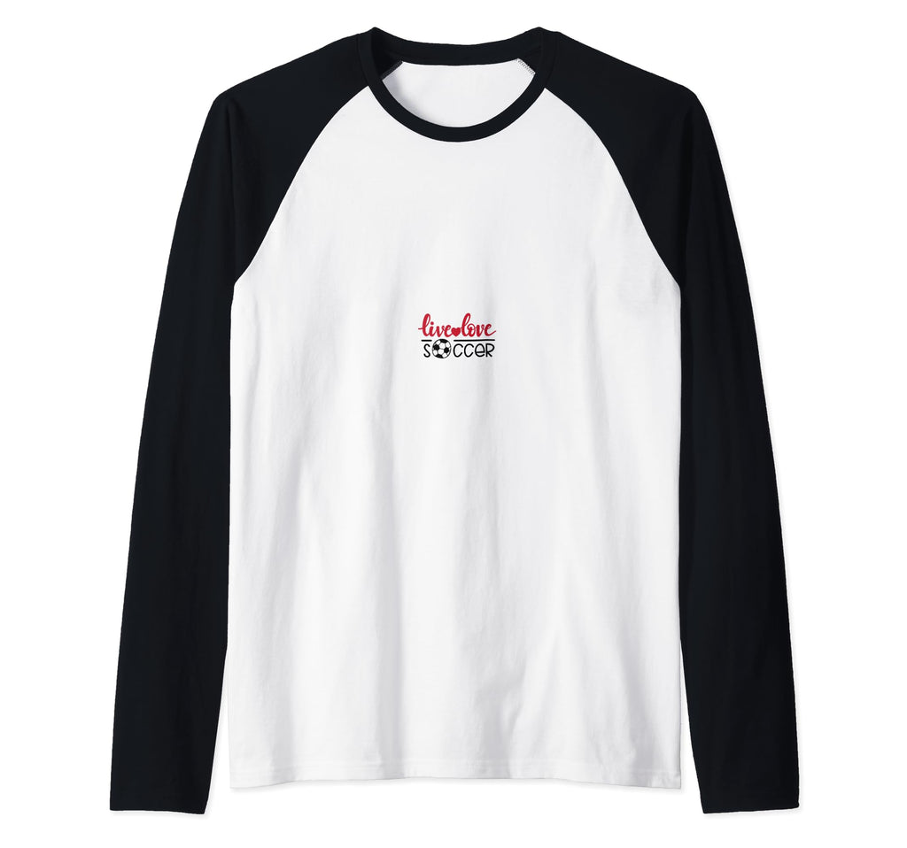 Live Love Soccer Ball Gift Sports T-Shirt - Novelty Apparel for Adults