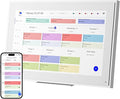 15.6-inch Wall Digital Calendar,2025 Smart WiFi Calendar & Chore Chart,Full HD Touchscreen Interactive Display for Family Schedules-Wall/Desk Mountable Planner,Meeting Reminders & Deadline Tracking