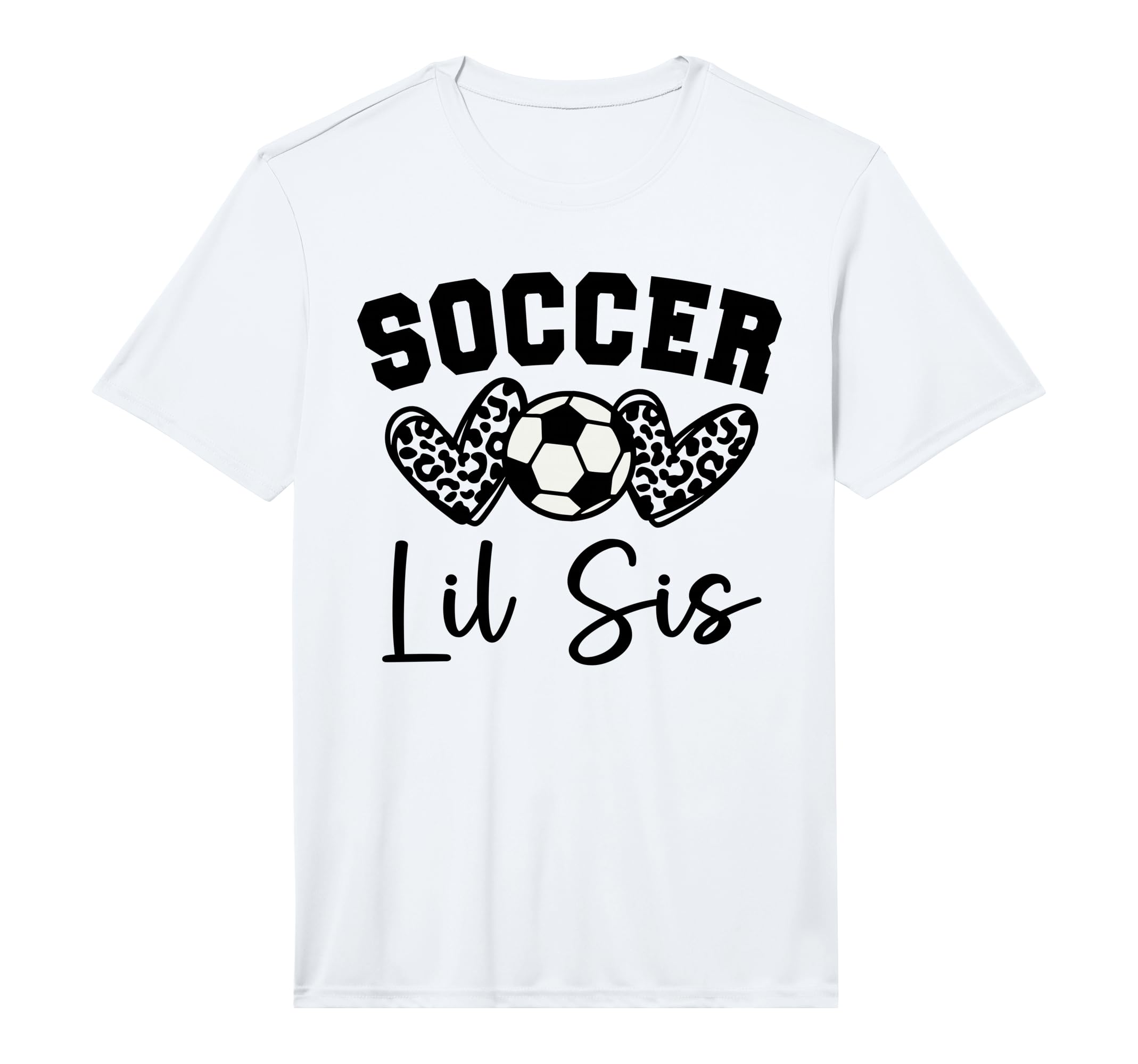 Soccer Lil Sis Matching Family T-Shirt - Casual Everyday Wear Unisex