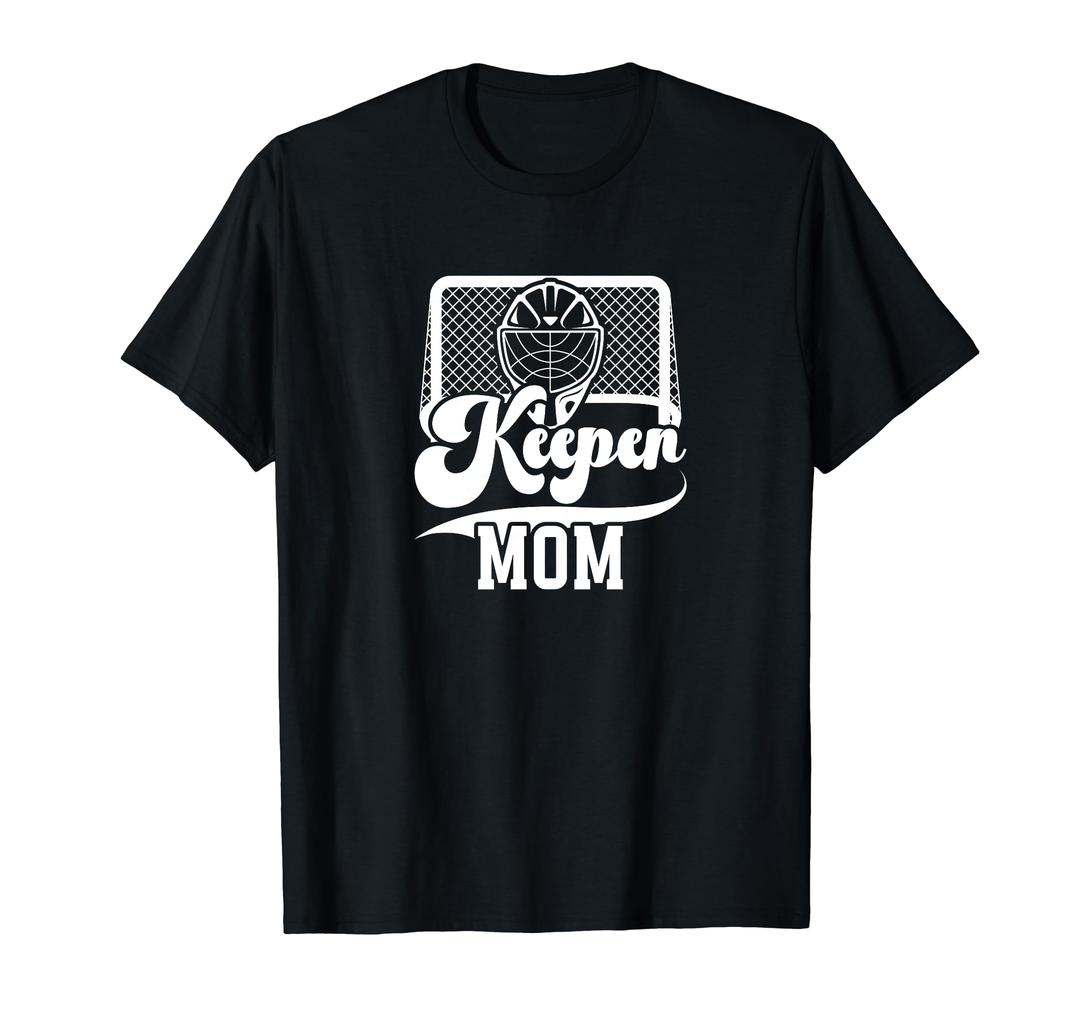 Ice Hockey Keeper Mom Ice Hockey T-Shirt - Minimalist Print Men Women