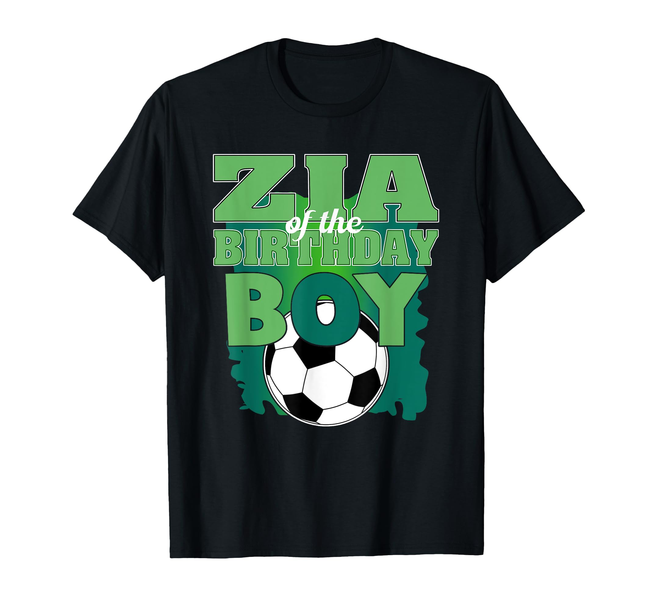 Zia Birthday Soccer Group Family T-Shirt - Unique Graphic for Adults