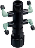 Orbit 20 Pack Drip System Shrub Adapter 4-Port Watering Manifold for 1/4 Inch Tube…