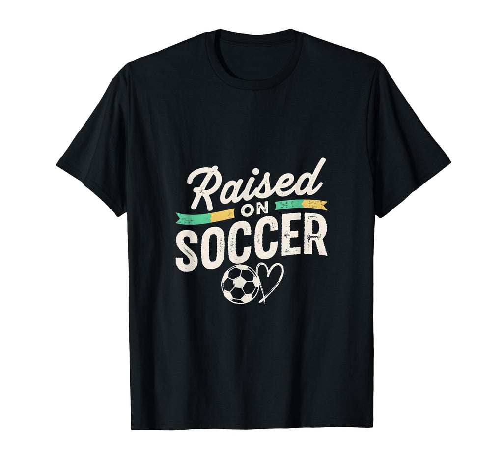 Raised Soccer Mom Family Pride T-Shirt - Aesthetic Graphic Men Women