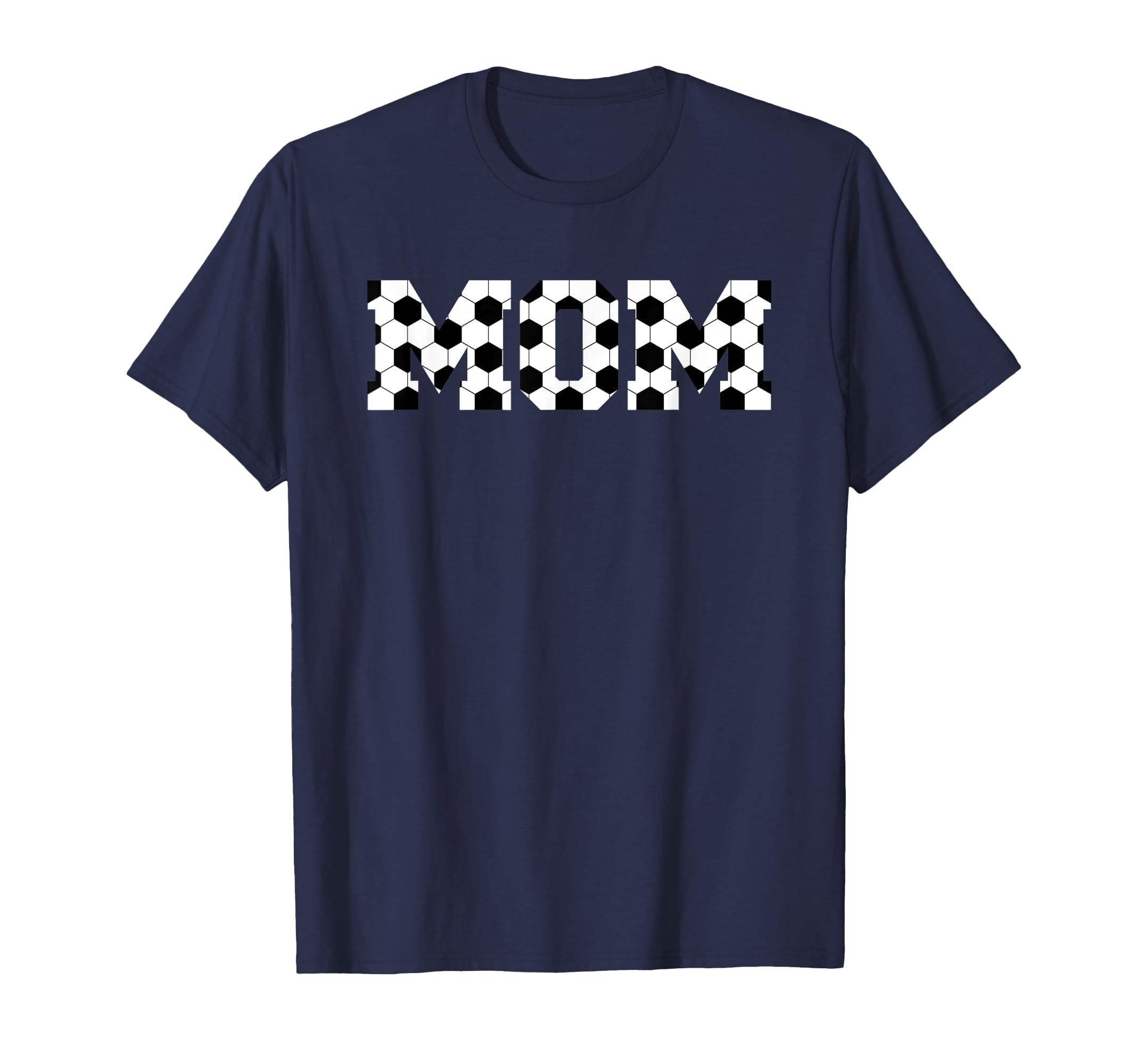 Womens Soccer Mom Spellout T-Shirt - Minimalist Print for Adults