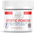 Styptic Powder for Dogs, Cats, and Birds (2 oz) by Evo Dyne | Fast-Acting Blood Stop for Pets | Quick Stop Bleeding Powder for Dog Nail Clipping, Grooming, Cuts and More (1-Pack)