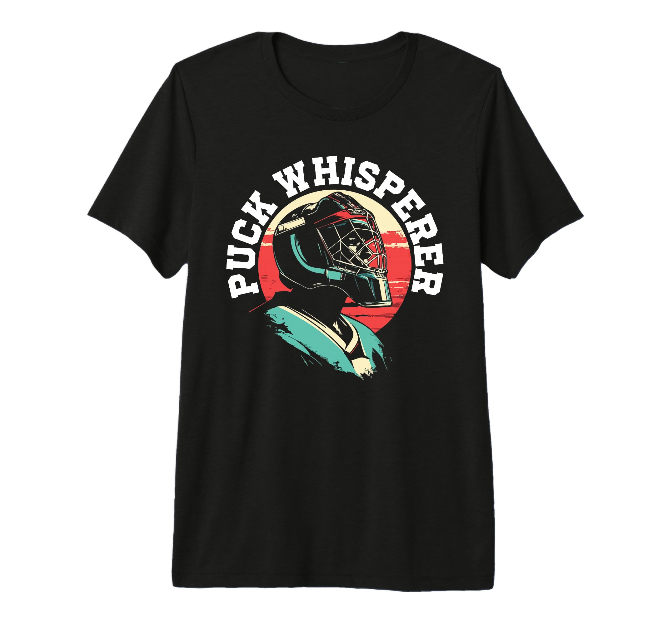 Puck Whisperer Ice Hockey Goalie Tri T-Shirt - Unique Graphic for Adults