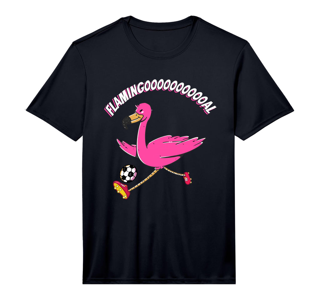 Flamingooooal Flamingo Or Soccer T-Shirt - Custom Art Print for Adults