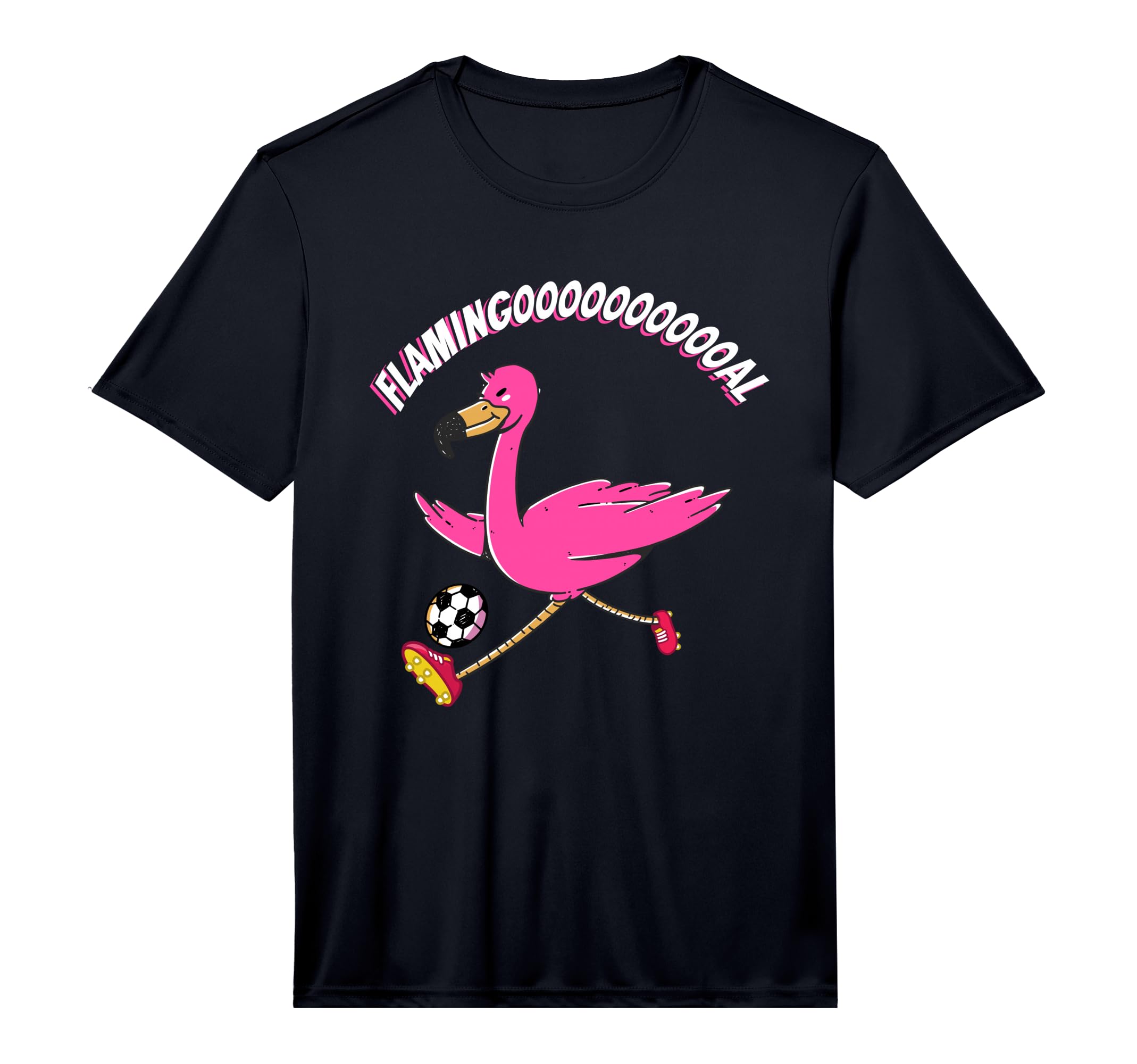 Flamingooooal Flamingo Or Soccer T-Shirt - Custom Art Print for Adults