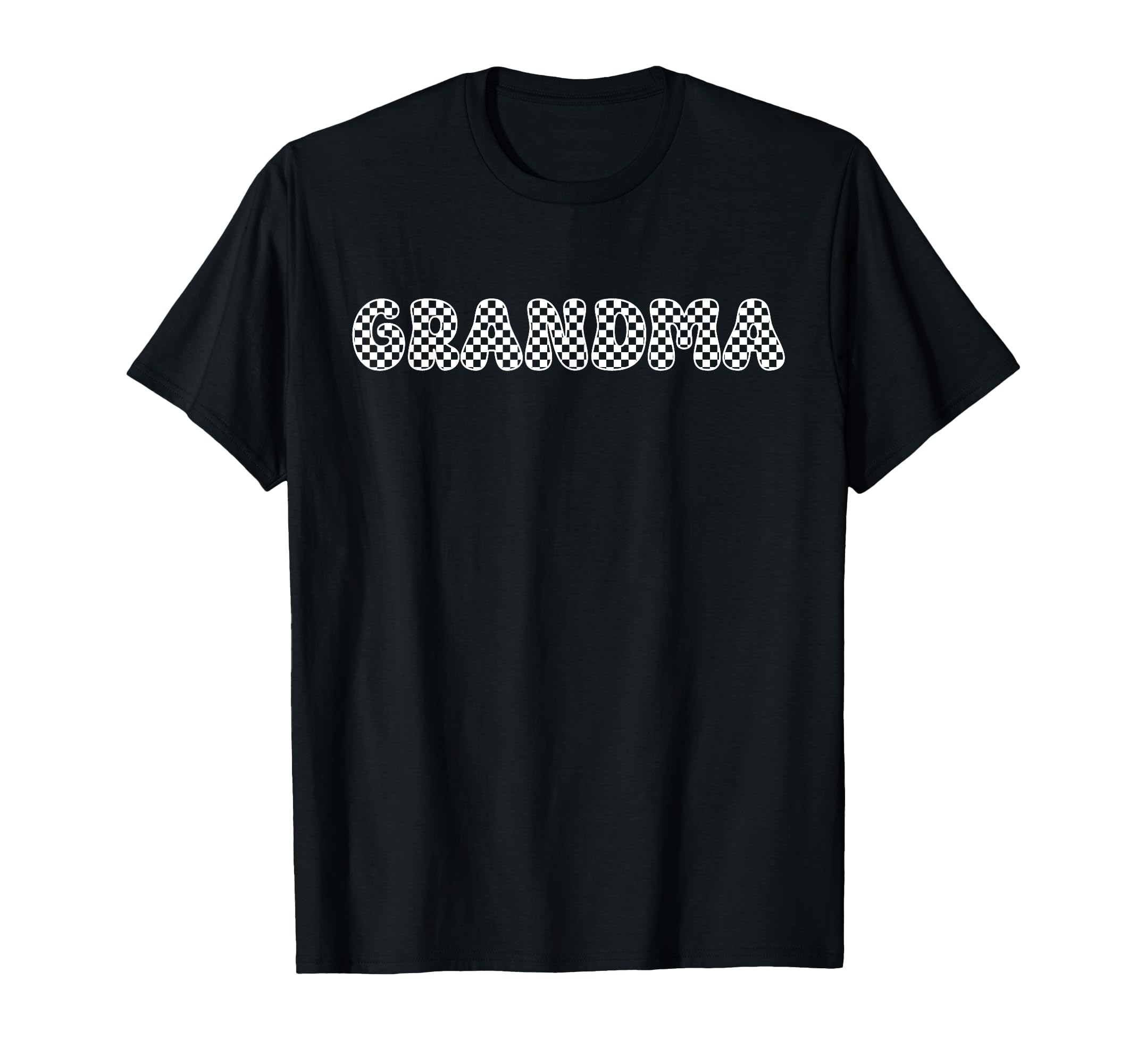 Checkered Grandma Checkered Grandma T-Shirt - Fun Novelty Design Men Women