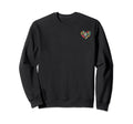 Soccer Player Heart Soccer Heart Sweatshirt - Fun Novelty Design Men Women