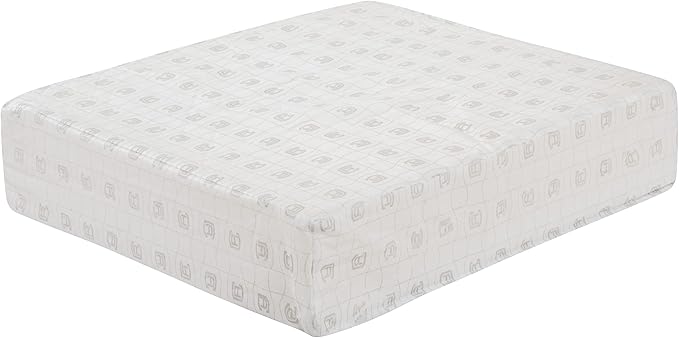 Classic Accessories Montlake FadeSafe Water-Resistant 25 x 22 x 4 Inch Wide Back Patio Quilted Lounge Cushion, Spice