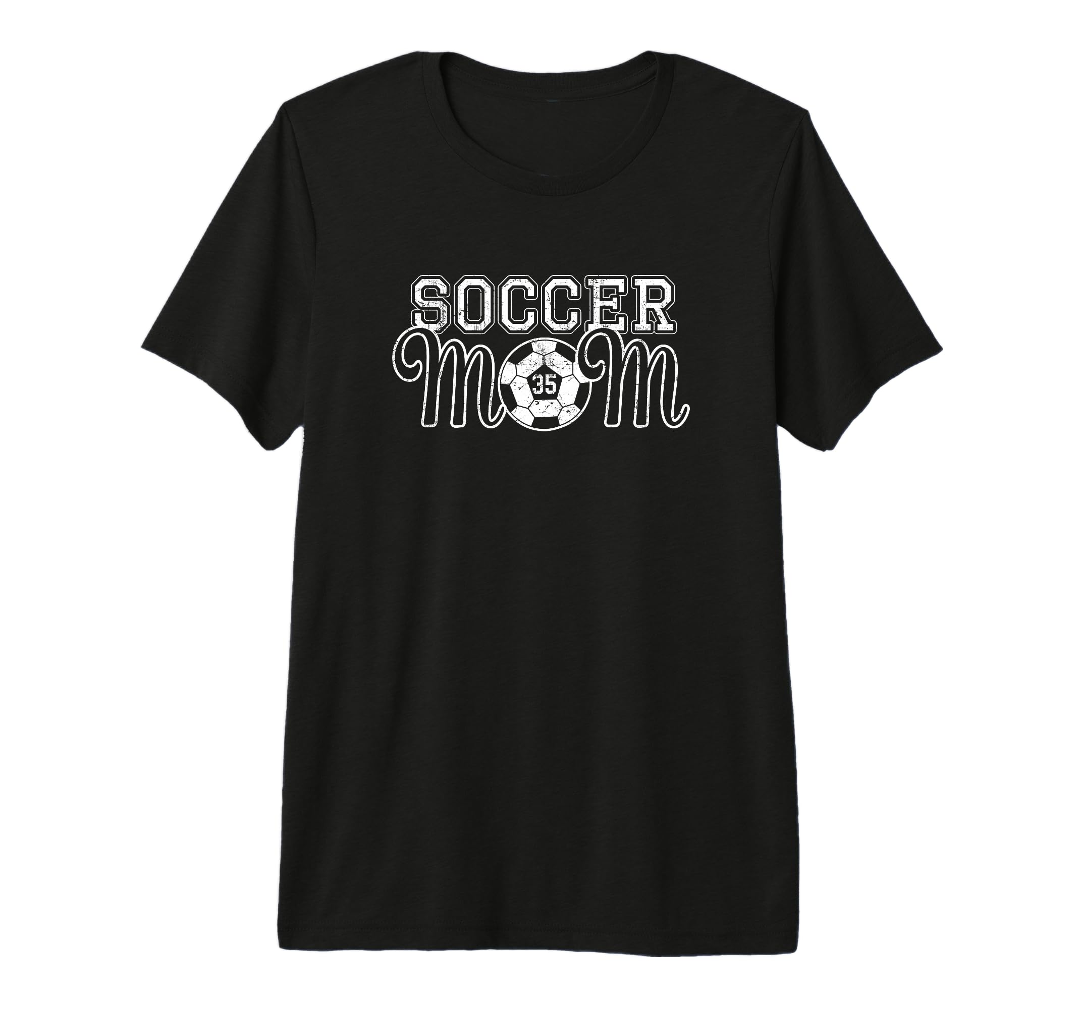 Number 35 Soccer Mom Mothers Day 35 T-Shirt - Streetwear Style Men Women