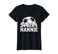 Soccer Nannie Gifts Mothers Day Soccer T-Shirt - Trendy Graphic for Adults