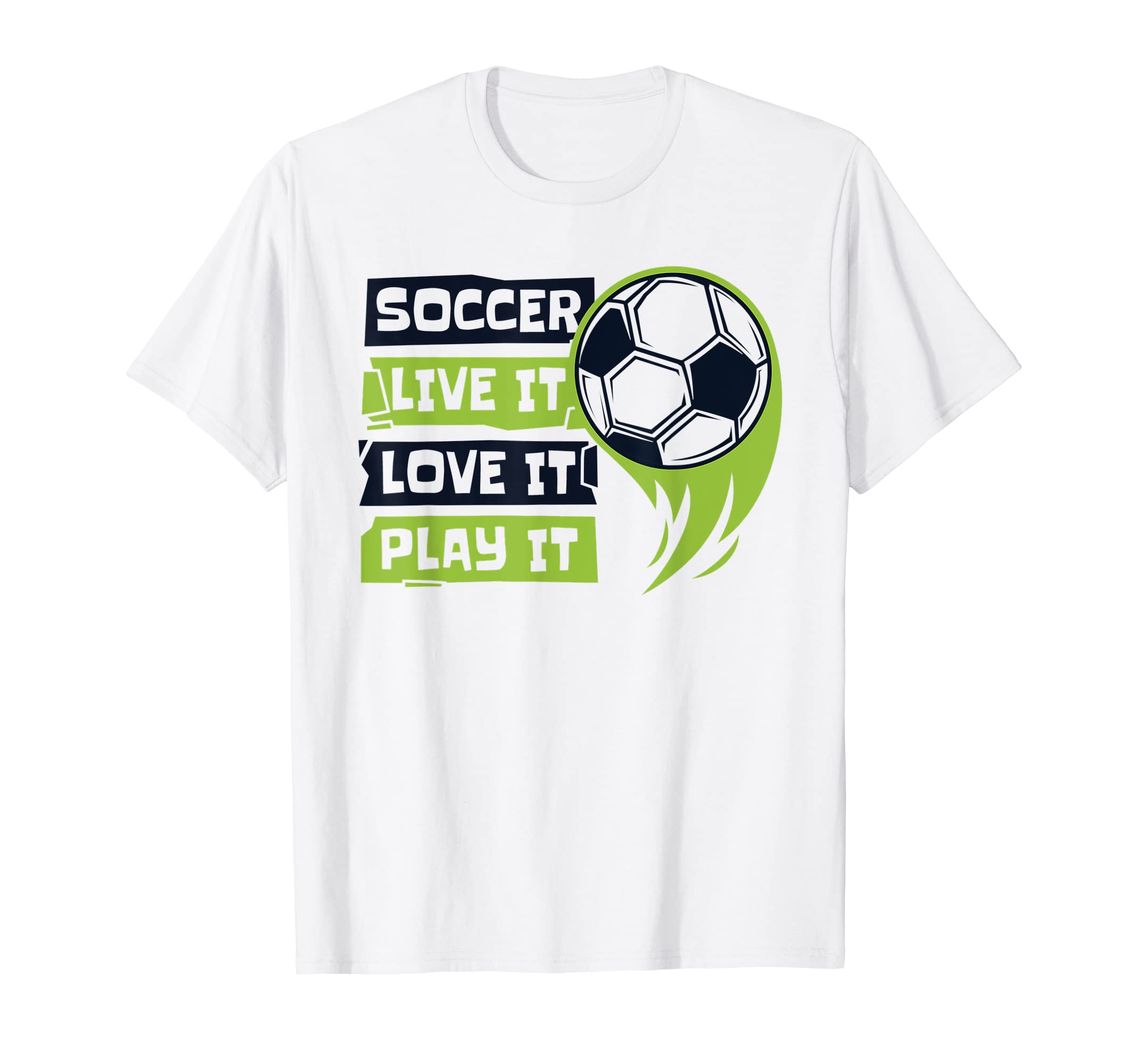 Live It Love It Play It Goal Keeper T-Shirt - Aesthetic Graphic for Adults