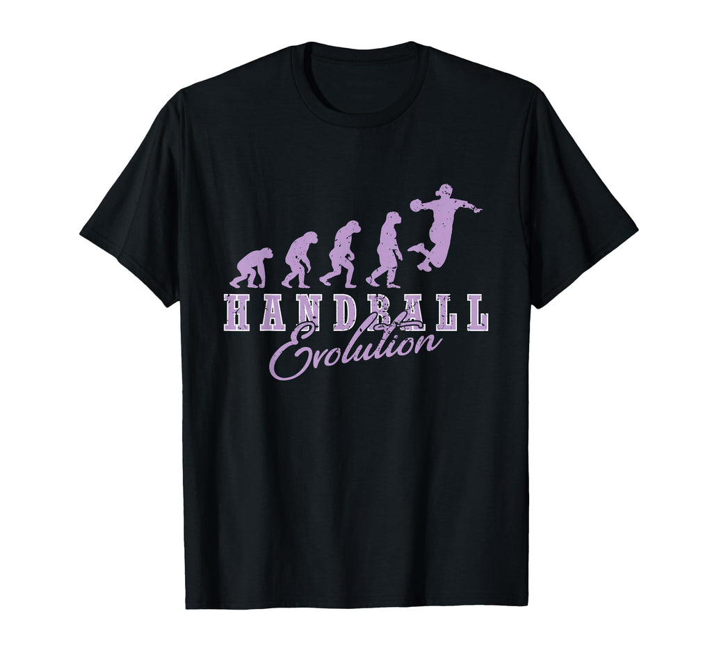 Handball Evolution Sport Jump Goal T-Shirt - Streetwear Style Men Women
