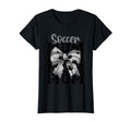 Soccer Mum Coquette Bow Biggest Fan Sport T-Shirt - Unique Graphic Unisex