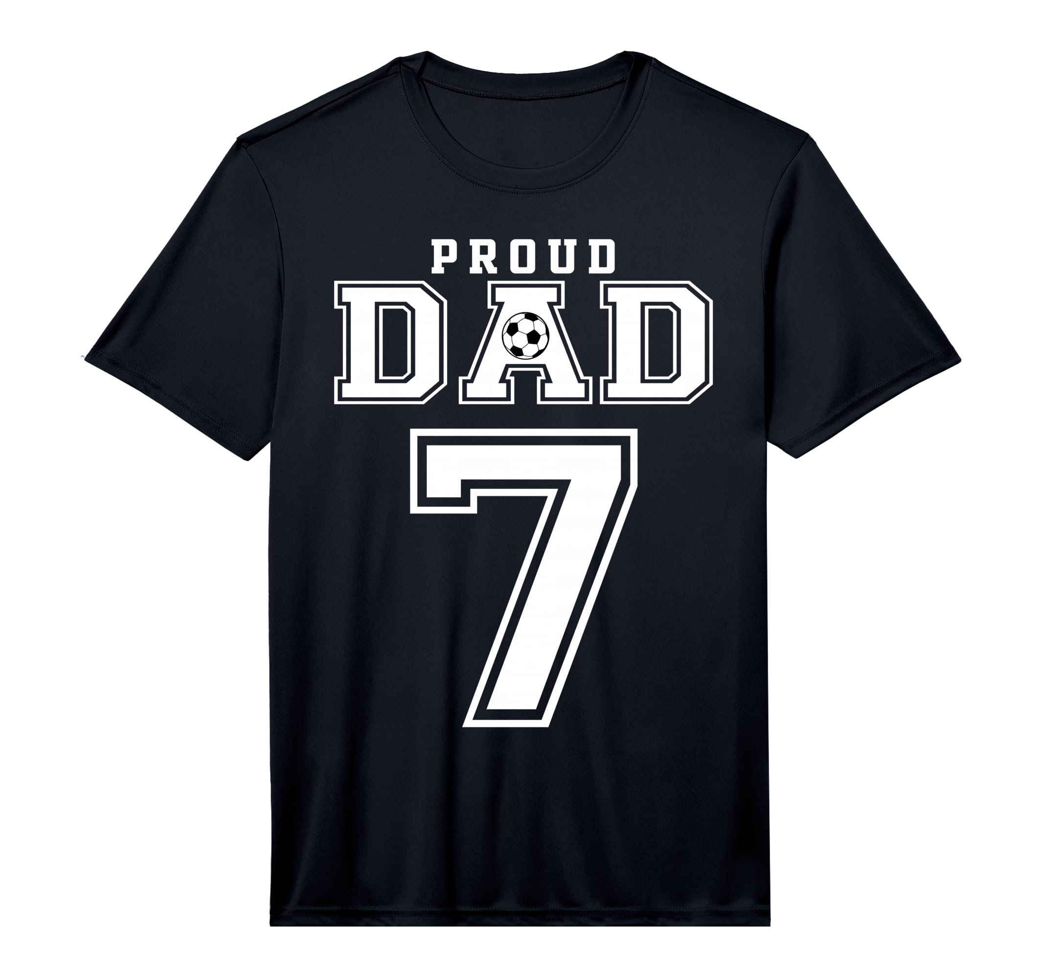 Number 7 Custom Proud Soccer Futbol T-Shirt - Custom Art Print Men Women