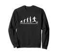 Soccer Player Evolution Funny Soccer Sweatshirt - Aesthetic Graphic Unisex