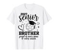 2027 Senior Soccer Brother Proud T-Shirt - Casual Everyday Wear Unisex