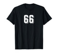 Number 66 80S 90S Soccer Team Jersey T-Shirt - Trendy Graphic Men Women