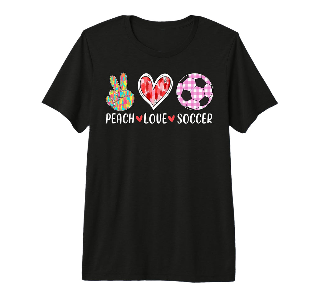 Peach Love Soccer Peace Heart Gift Hoodie - Streetwear Style Men Women