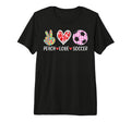 Peach Love Soccer Peace Heart Gift Hoodie - Streetwear Style Men Women
