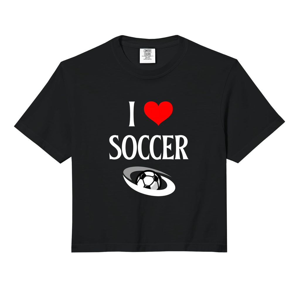 I Love Football I Heart Soccer Funny Hoodie - Fun Novelty Design Unisex