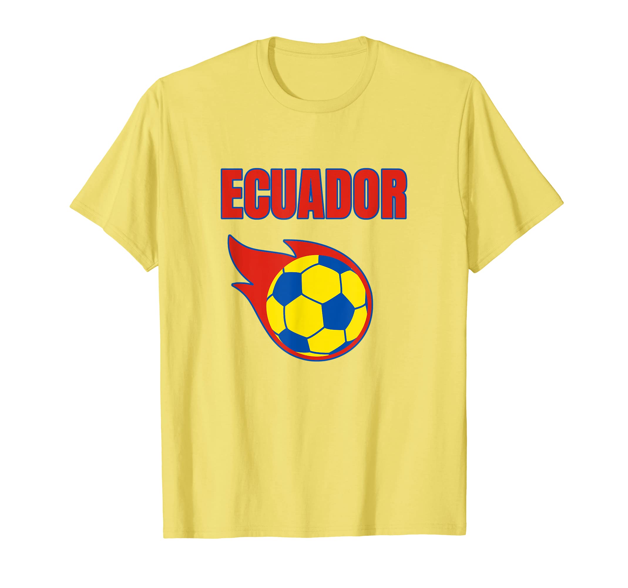 Ecuador Soccer Ball T-Shirt - Casual Everyday Wear for Adults