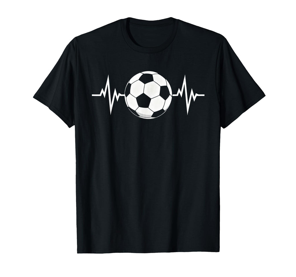 Heartline Sports Football Soccer T-Shirt - Casual Everyday Wear for Adults