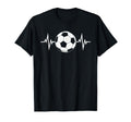 Heartline Sports Football Soccer T-Shirt - Casual Everyday Wear for Adults
