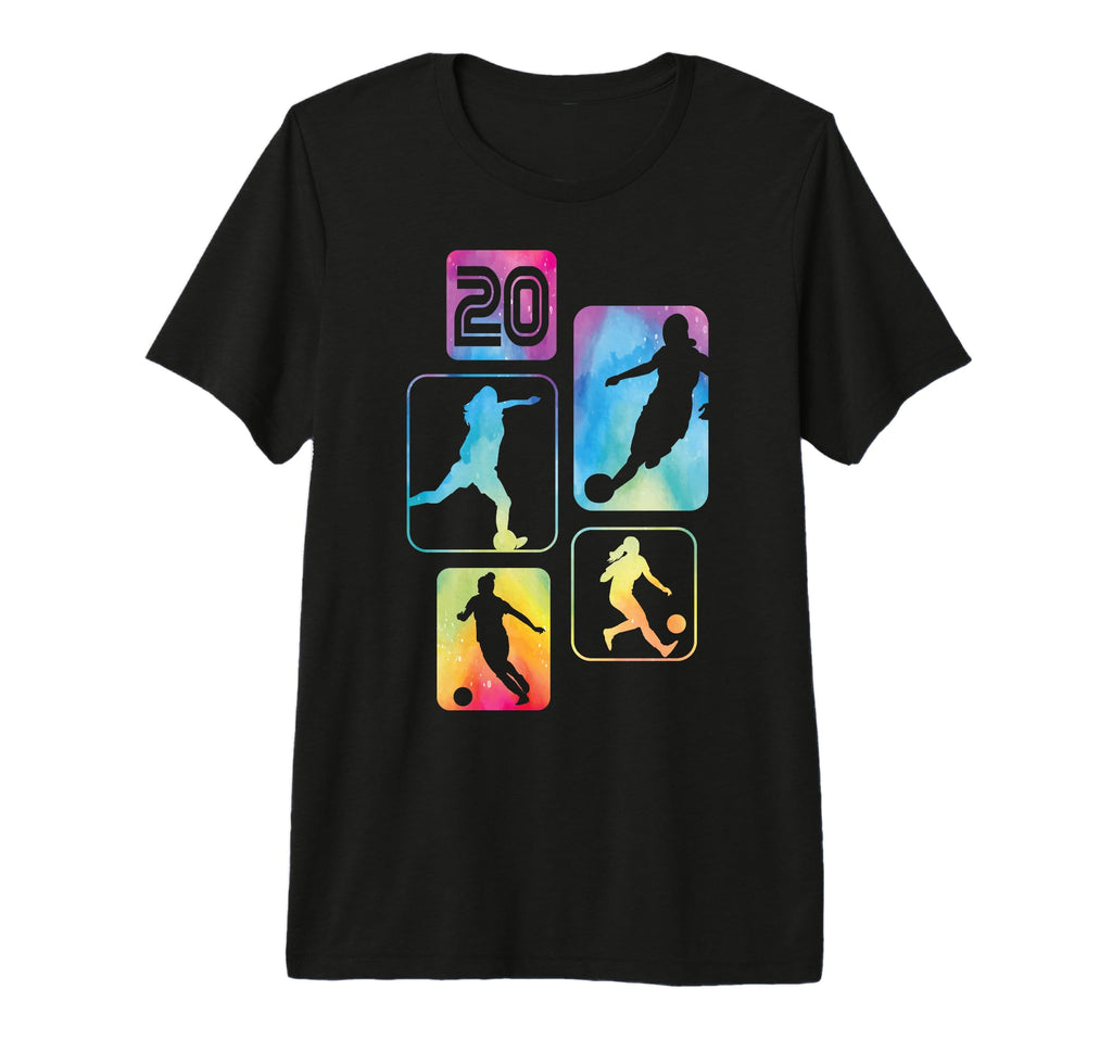 20Th Birthday Soccer Player Football T-Shirt - Novelty Apparel Men Women