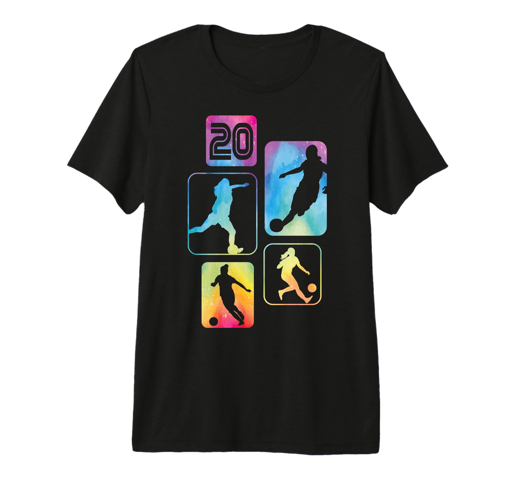 20Th Birthday Soccer Player Football T-Shirt - Novelty Apparel Men Women