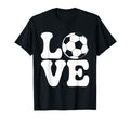 Love Soccer Ball Funny Football Fan Sport T-Shirt - Novelty Apparel Unisex