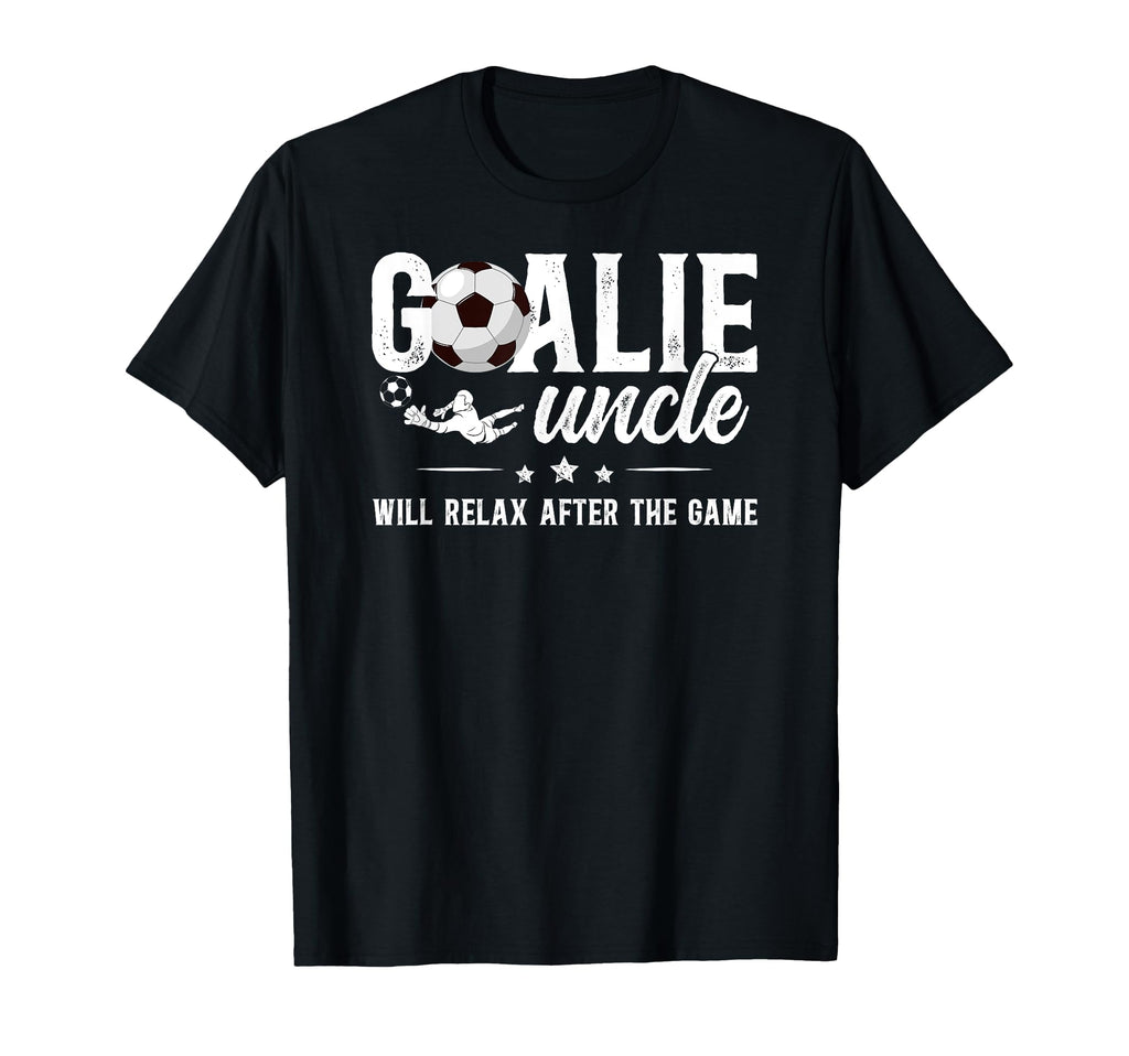 Funny Soccer Goalie Uncle Soccer T-Shirt - Casual Everyday Wear for Adults