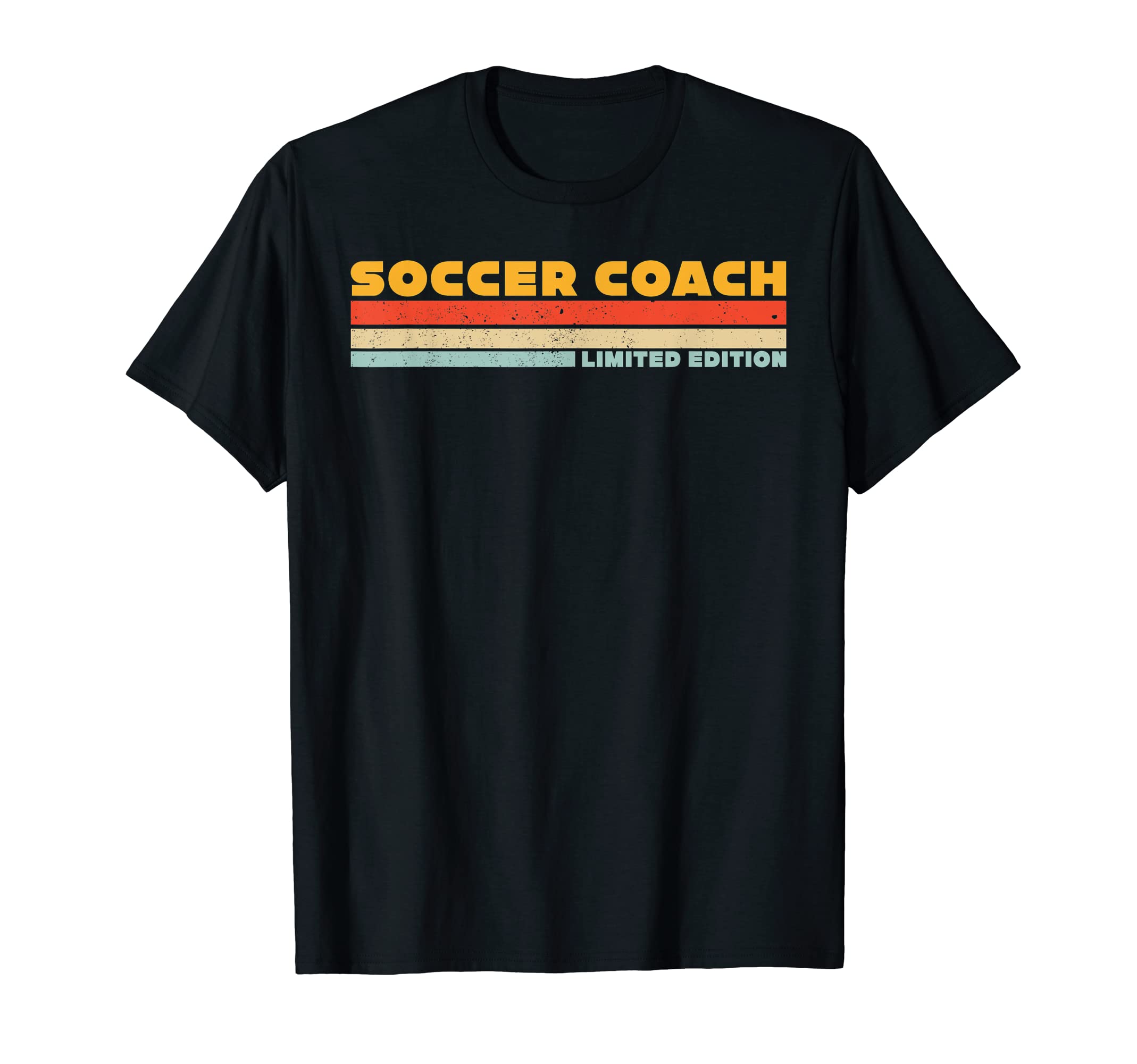 Soccer Coach Career Job Title Funny T-Shirt - Novelty Apparel for Adults