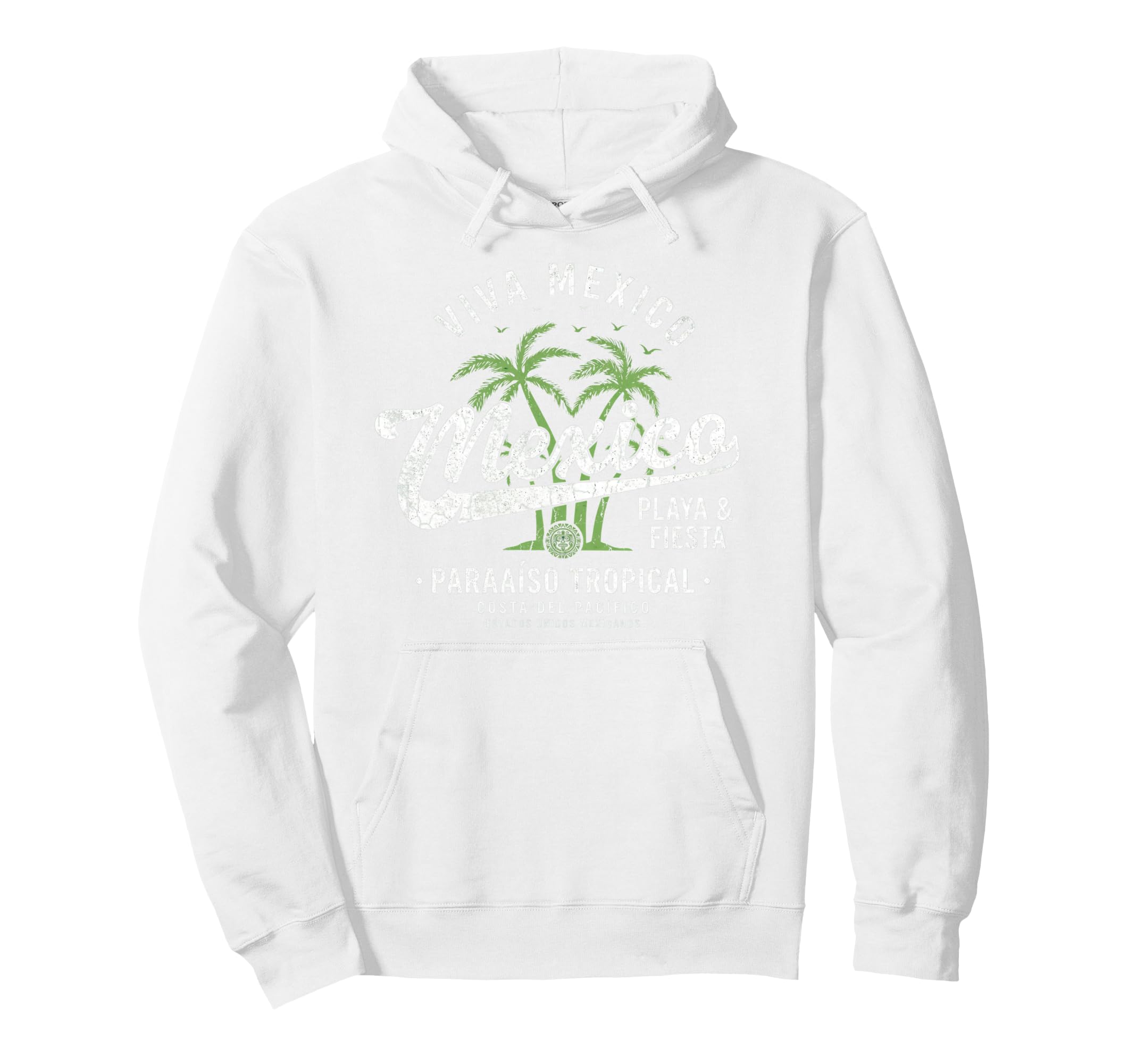 Mexico Flag Mexican Hispanic Pride Hoodie - Streetwear Style for Adults