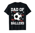Dad Ballers Baseball Soccer Ball T-Shirt - Trendy Graphic for Adults