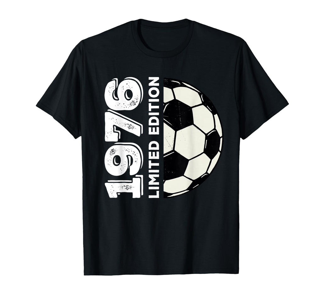 1976 49Th Birthday Soccer Lovers T-Shirt - Graphic Print Men Women