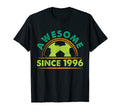 Awesome Since 1996 Funny Soccer Players T-Shirt - Trendy Graphic Unisex
