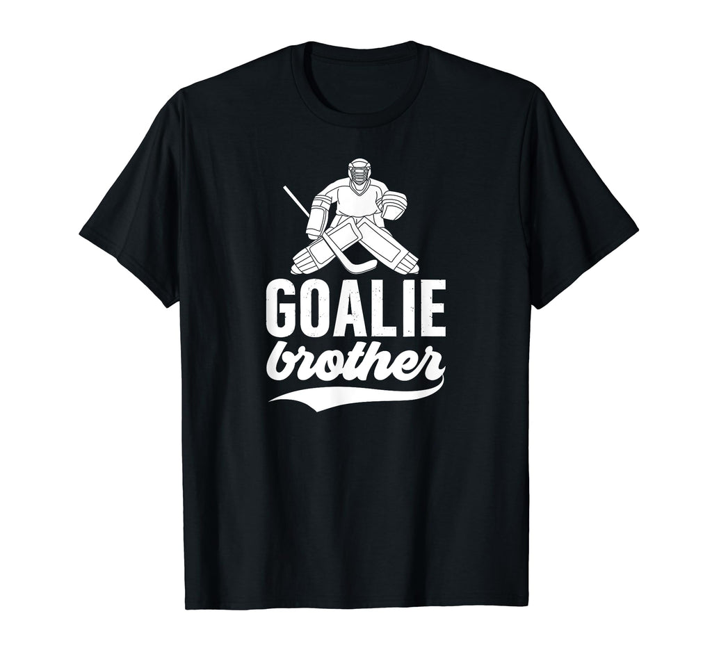 Ice Hockey Goalie Brother Hockey Goalkeeper T-Shirt - Graphic Print Unisex