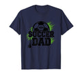 Proud Soccer Dad Whistle Sports T-Shirt - Casual Everyday Wear Men Women