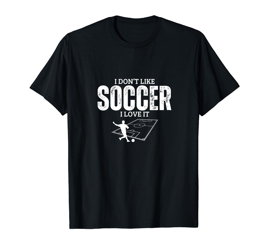 I Love Soccer Funny Soccer Player T-Shirt - Streetwear Style for Adults