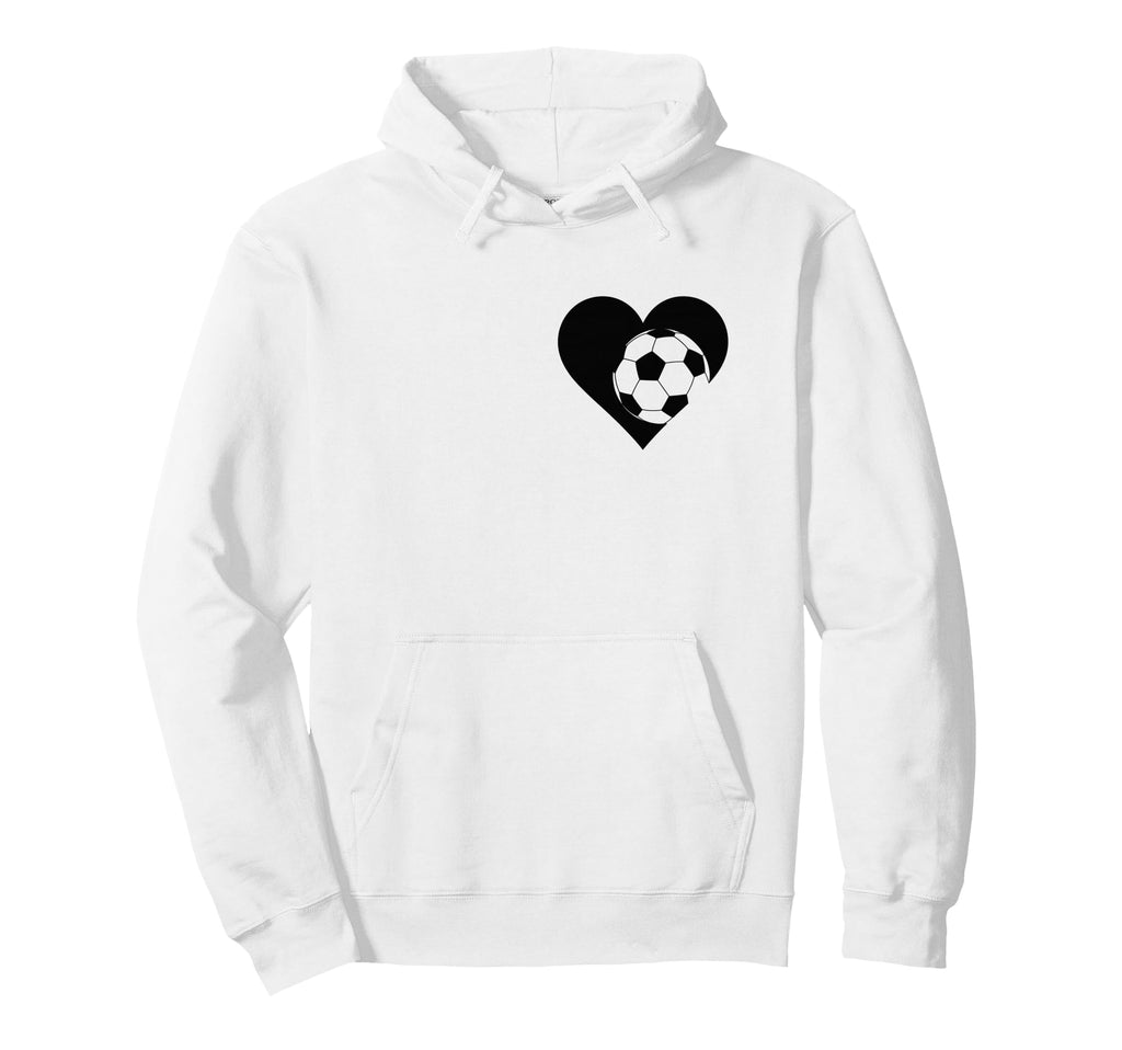 Soccer Love Heart Fans And Players Hoodie - Aesthetic Graphic Men Women